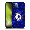 thumbnail image 1 of Head Case Designs Officially Licensed Chelsea Football Club Crest Camouflage Hard Back Case Compatible with Apple iPhone 12 / iPhone 12 Pro, 1 of 7