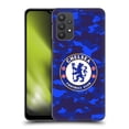 thumbnail image 1 of Head Case Designs Officially Licensed Chelsea Football Club Crest Camouflage Hard Back Case Compatible with Samsung Galaxy A32 5G / M32 5G (2021), 1 of 7