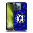 thumbnail image 1 of Head Case Designs Officially Licensed Chelsea Football Club Crest Camouflage Soft Gel Case Compatible with Apple iPhone 13 Pro, 1 of 7