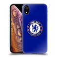 thumbnail image 1 of Head Case Designs Officially Licensed Chelsea Football Club Crest Halftone Soft Gel Case Compatible with Apple iPhone XR, 1 of 7
