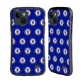 thumbnail image 1 of Head Case Designs Officially Licensed Chelsea Football Club Crest Pattern Hybrid Case Compatible with Apple iPhone 15, 1 of 7