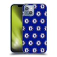 thumbnail image 1 of Head Case Designs Officially Licensed Chelsea Football Club Crest Pattern Soft Gel Case Compatible with Apple iPhone 14, 1 of 7