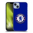 thumbnail image 1 of Head Case Designs Officially Licensed Chelsea Football Club Crest Plain Blue Hard Back Case Compatible with Apple iPhone 14 Plus, 1 of 7