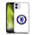 thumbnail image 1 of Head Case Designs Officially Licensed Chelsea Football Club Crest Plain White Hard Back Case Compatible with Apple iPhone 11, 1 of 7
