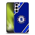 thumbnail image 1 of Head Case Designs Officially Licensed Chelsea Football Club Crest Stripes Hard Back Case Compatible with Samsung Galaxy S23+ 5G, 1 of 7