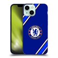 thumbnail image 1 of Head Case Designs Officially Licensed Chelsea Football Club Crest Stripes Soft Gel Case Compatible with Apple iPhone 13 Mini, 1 of 7