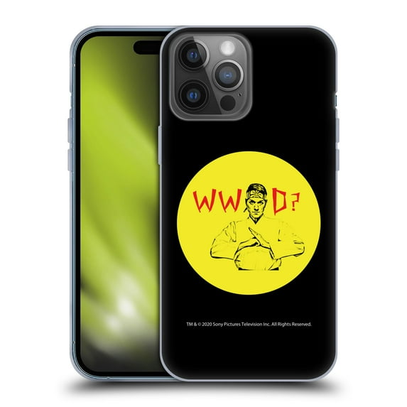 Head Case Designs Officially Licensed Cobra Kai Composed Art John Lawrence WWD Soft Gel Case Compatible with Apple iPhone 14 Pro Max