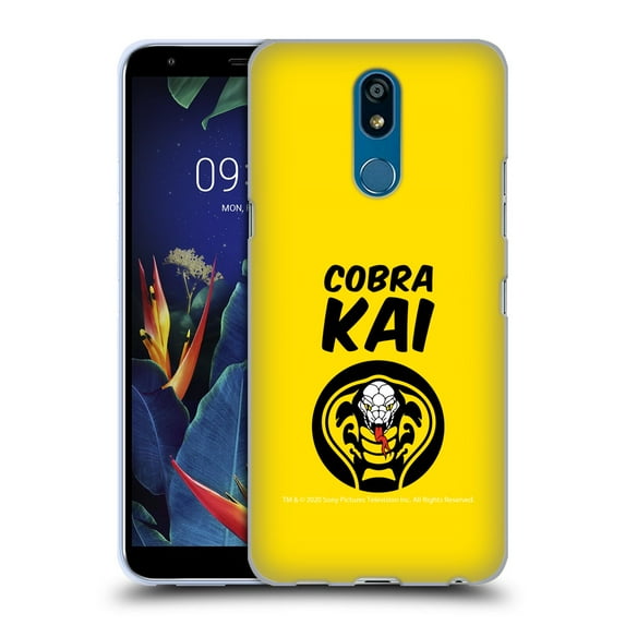 Head Case Designs Officially Licensed Cobra Kai Composed Art Logo 2 Soft Gel Case Compatible with LG K40 / K12 Plus