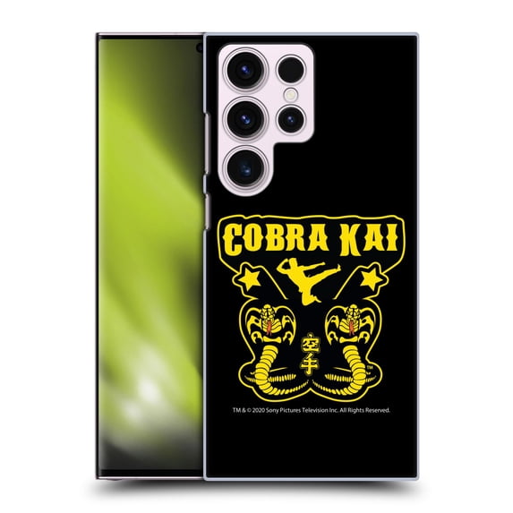 Head Case Designs Officially Licensed Cobra Kai Composed Art Logo Hard Back Case Compatible with Samsung Galaxy S23 Ultra 5G