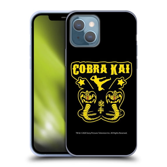 Head Case Designs Officially Licensed Cobra Kai Composed Art Logo Soft Gel Case Compatible with Apple iPhone 13
