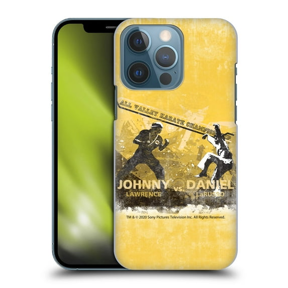 Head Case Designs Officially Licensed Cobra Kai Graphics 2 All Valley Karate Championship Hard Back Case Compatible with Apple iPhone 13 Pro