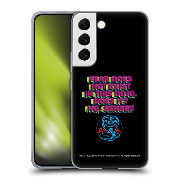 Head Case Designs Officially Licensed Cobra Kai Graphics 2 Dojo Quote Logo Soft Gel Case Compatible with Samsung Galaxy S22 5G