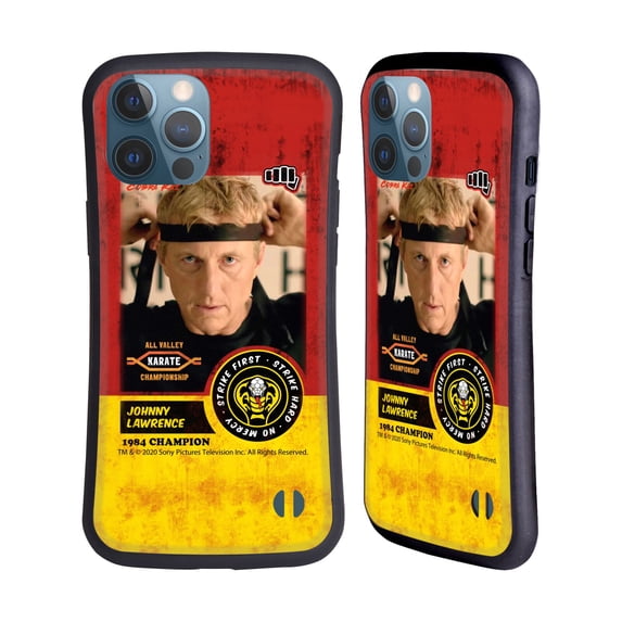 Head Case Designs Officially Licensed Cobra Kai Graphics 2 Johnny Lawrence Karate Hybrid Case Compatible with Apple iPhone 13 Pro Max