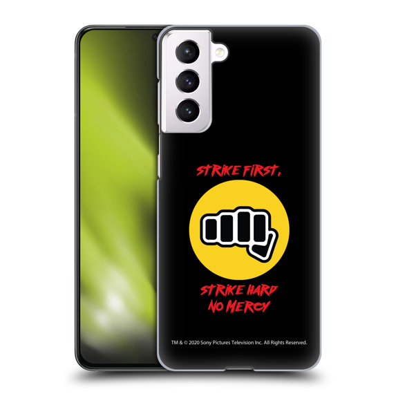 Head Case Designs Officially Licensed Cobra Kai Graphics 2 No Mercy Logo Hard Back Case Compatible with Samsung Galaxy S21 5G