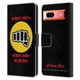 thumbnail image 1 of Head Case Designs Officially Licensed Cobra Kai Graphics 2 No Mercy Logo Leather Book Wallet Case Cover Compatible with Google Pixel 7a, 1 of 6