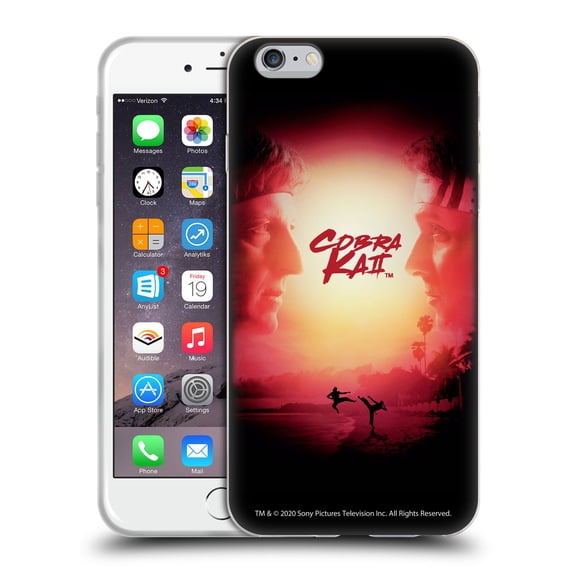 Head Case Designs Officially Licensed Cobra Kai Graphics 2 Season 2 Poster Soft Gel Case Compatible with Apple iPhone 6 Plus / iPhone 6s Plus