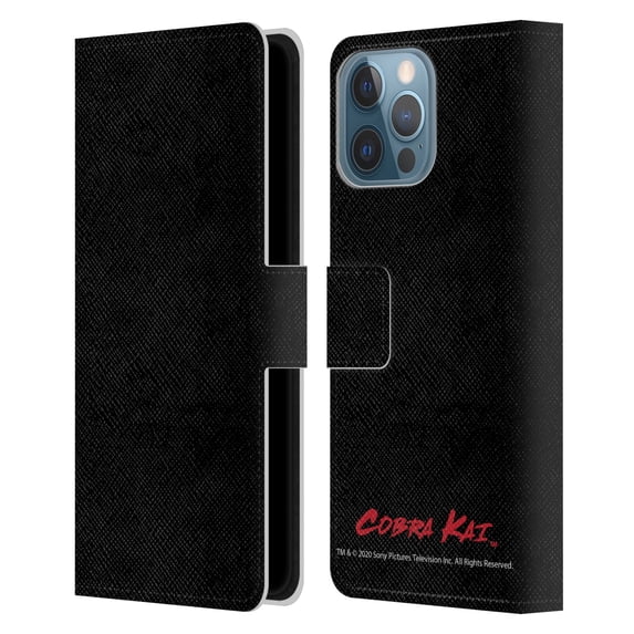 Head Case Designs Officially Licensed Cobra Kai Graphics 2 The Way Of The Fist Leather Book Wallet Case Cover Compatible with Apple iPhone 13 Pro Max