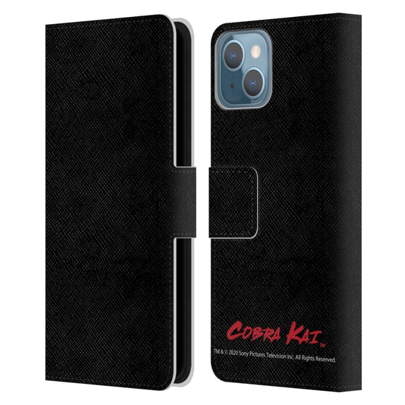 Head Case Designs Officially Licensed Cobra Kai Graphics 2 The Way Of The Fist Leather Book Wallet Case Cover Compatible with Apple iPhone 13