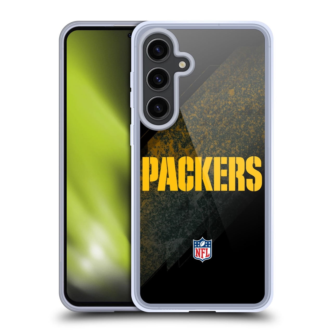 Head Case Designs NFL Green Bay Packers Logo Blur Soft Gel Case for Samsung Galaxy S24+ 5G
