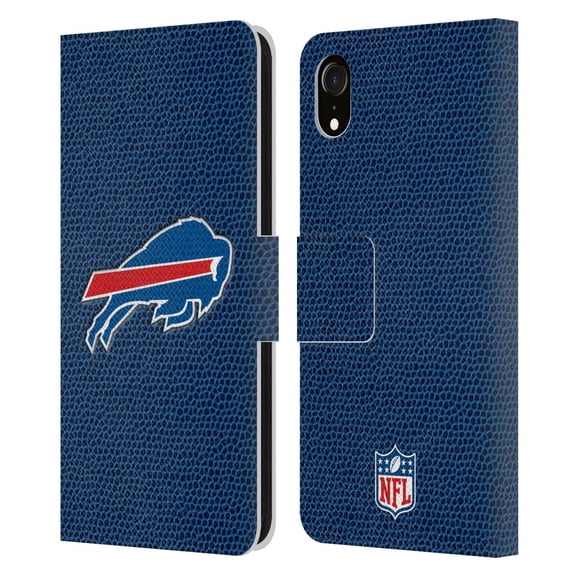 Head Case Designs NFL Buffalo Bills Logo Football Leather Book Wallet Case Cover For Apple iPhone XR