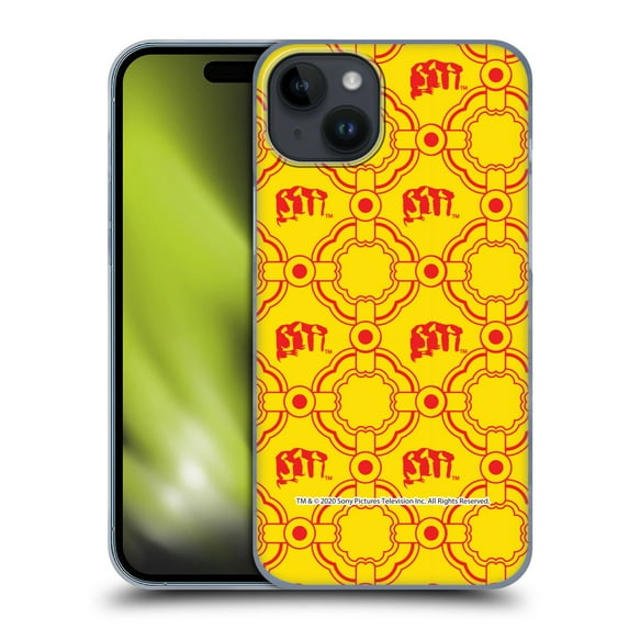 Head Case Designs Officially Licensed Cobra Kai Graphics Karate Hand Pattern Hard Back Case Compatible with Apple iPhone 15 Plus