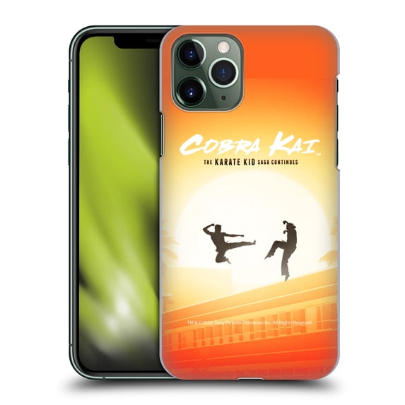 Head Case Designs Officially Licensed Cobra Kai Graphics Karate Kid Saga Hard Back Case Compatible with Apple iPhone 11 Pro