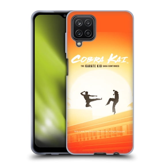 Head Case Designs Officially Licensed Cobra Kai Graphics Karate Kid Saga Soft Gel Case Compatible with Samsung Galaxy A12 (2020)