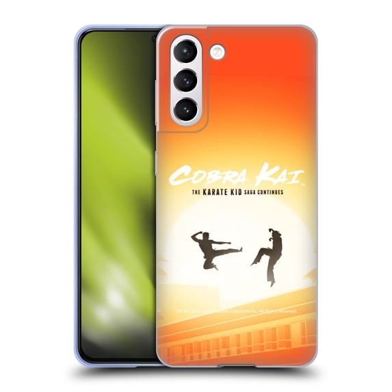 Head Case Designs Officially Licensed Cobra Kai Graphics Karate Kid Saga Soft Gel Case Compatible with Samsung Galaxy S21 5G