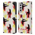 thumbnail image 1 of Head Case Designs Officially Licensed Cobra Kai Graphics Kick Pattern Leather Book Wallet Case Cover Compatible with Samsung Galaxy S21 5G, 1 of 6