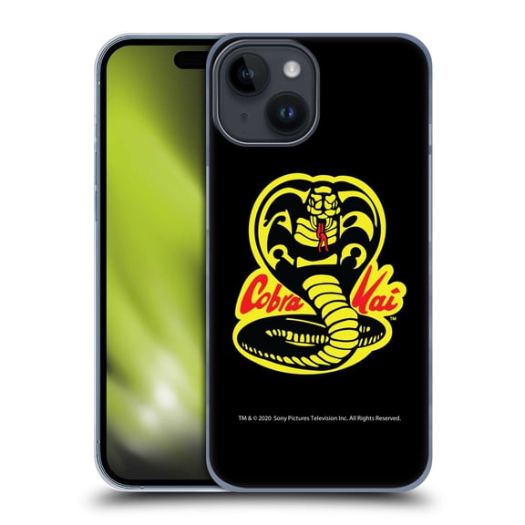 Head Case Designs Officially Licensed Cobra Kai Graphics Logo Hard Back Case Compatible with Apple iPhone 15