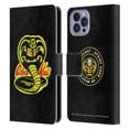 thumbnail image 1 of Head Case Designs Officially Licensed Cobra Kai Graphics Logo Leather Book Wallet Case Cover Compatible with Apple iPhone 14, 1 of 6