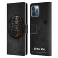 thumbnail image 1 of Head Case Designs Officially Licensed Cobra Kai Graphics Metal Logo Leather Book Wallet Case Cover Compatible with Apple iPhone 12 Pro Max, 1 of 6
