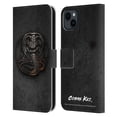 thumbnail image 1 of Head Case Designs Officially Licensed Cobra Kai Graphics Metal Logo Leather Book Wallet Case Cover Compatible with Apple iPhone 15 Plus, 1 of 6