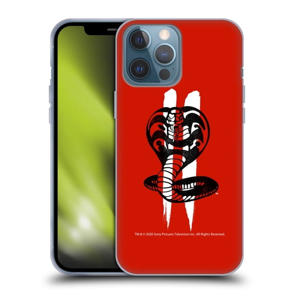 Head Case Designs Officially Licensed Cobra Kai Graphics Season 2 Logo Soft Gel Case Compatible with Apple iPhone 13 Pro Max