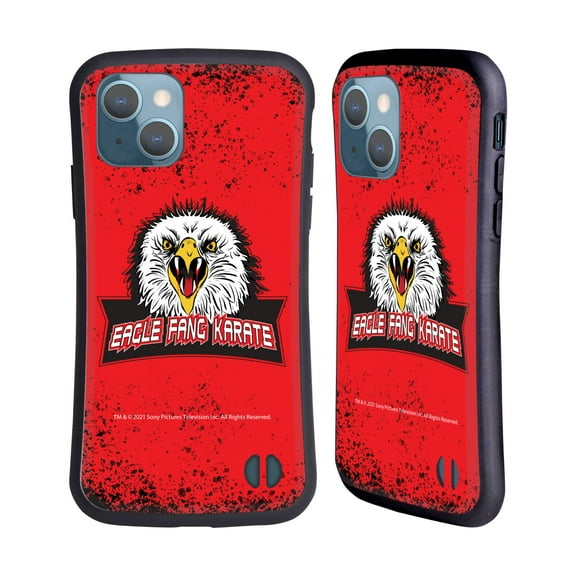 Head Case Designs Officially Licensed Cobra Kai Key Art Eagle Fang Logo Hybrid Case Compatible with Apple iPhone 13