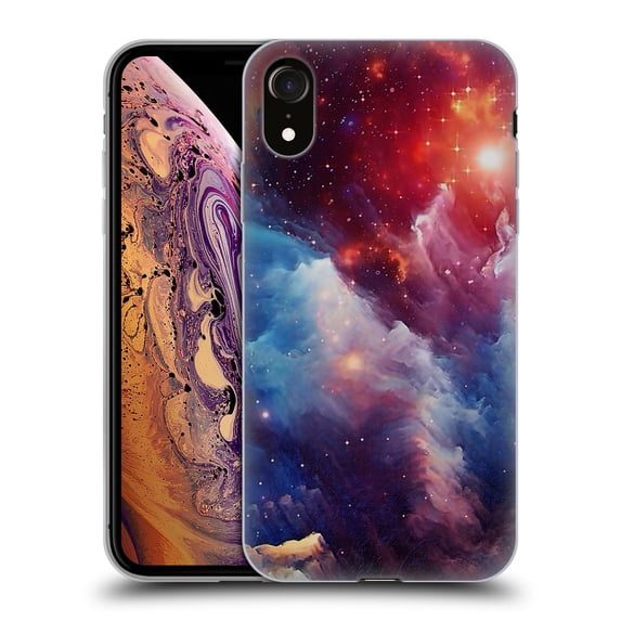Head Case Designs Officially Licensed Cosmo18 Space Mysterious Space Soft Gel Case Compatible with Apple iPhone XR