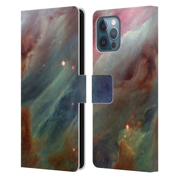 Head Case Designs Officially Licensed Cosmo18 Space Orion Gas Clouds Leather Book Wallet Case Cover Compatible with Apple iPhone 12 Pro Max