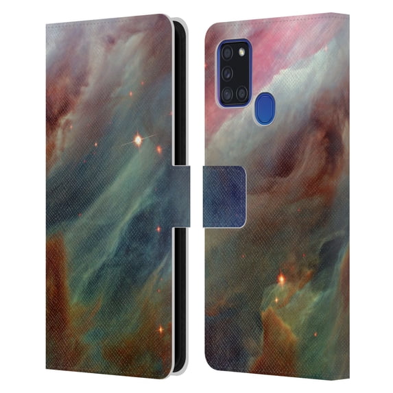 Head Case Designs Officially Licensed Cosmo18 Space Orion Gas Clouds Leather Book Wallet Case Cover Compatible with Samsung Galaxy A21s (2020)
