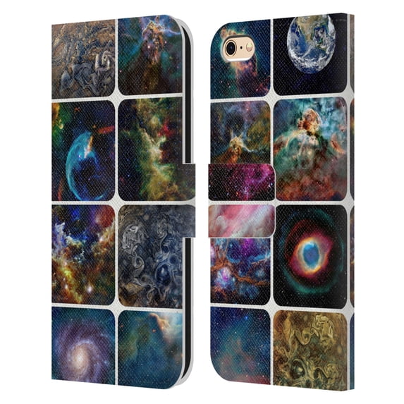 Head Case Designs Officially Licensed Cosmo18 Space The Amazing Universe Leather Book Wallet Case Cover Compatible with Apple iPhone 6 / iPhone 6s