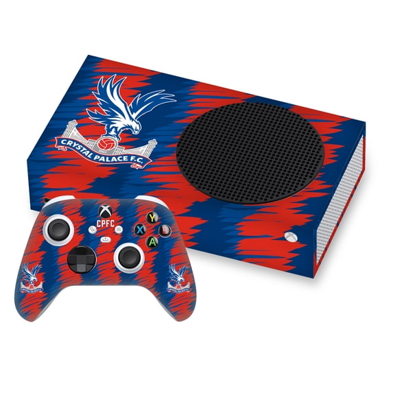 Head Case Designs Officially Licensed Crystal Palace FC Logo Art Home Kit Vinyl Sticker Skin Decal Cover Compatible with Microsoft Series S Console & Controller