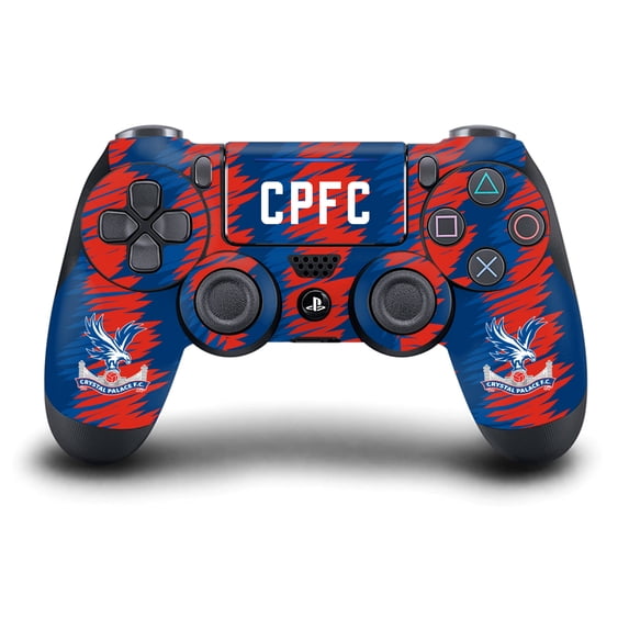 Head Case Designs Officially Licensed Crystal Palace FC Logo Art Home Kit Vinyl Sticker Skin Decal Cover Compatible with Sony DualShock 4 Controller