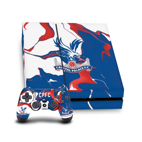 Head Case Designs Officially Licensed Crystal Palace FC Logo Art Marble Vinyl Sticker Skin Decal Cover Compatible with Sony PS4 Console & Controller