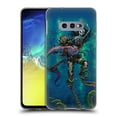thumbnail image 1 of Head Case Designs Officially Licensed David Lozeau Colourful Grunge Diver And Mermaid Soft Gel Case Compatible with Samsung Galaxy S10e, 1 of 7