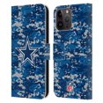 thumbnail image 1 of Head Case Designs NFL Dallas Cowboys Graphics Digital Camouflage Leather Book Wallet Case Cover For Apple iPhone 15 Pro Max, 1 of 6