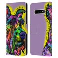 thumbnail image 1 of Head Case Designs Officially Licensed Dean Russo Dogs 3 My Schnauzer Leather Book Wallet Case Cover Compatible with Samsung Galaxy S10+ / S10 Plus, 1 of 6