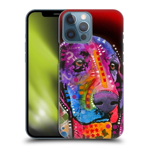 Head Case Designs Officially Licensed Dean Russo Dogs Basset Hound Hard Back Case Compatible with Apple iPhone 13 Pro Max