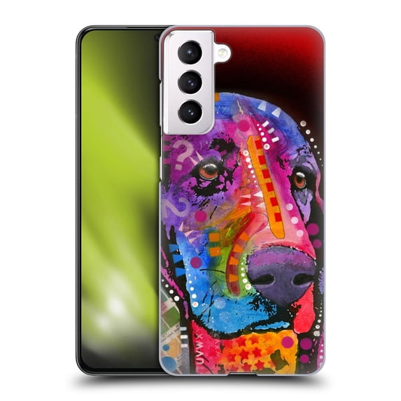 Head Case Designs Officially Licensed Dean Russo Dogs Basset Hound Hard Back Case Compatible with Samsung Galaxy S21 5G