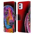 thumbnail image 1 of Head Case Designs Officially Licensed Dean Russo Dogs Basset Hound Leather Book Wallet Case Cover Compatible with Apple iPhone 11, 1 of 6