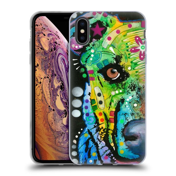 Head Case Designs Officially Licensed Dean Russo Dogs Bully Soft Gel Case Compatible with Apple iPhone XS Max