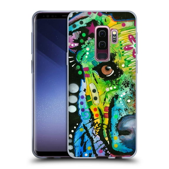 Head Case Designs Officially Licensed Dean Russo Dogs Bully Soft Gel Case Compatible with Samsung Galaxy S9+ / S9 Plus